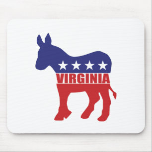 Virginia Democat Donkey Muismat