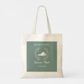 Virginia Destination Wedding Welcome Tote Bag (Achterkant)