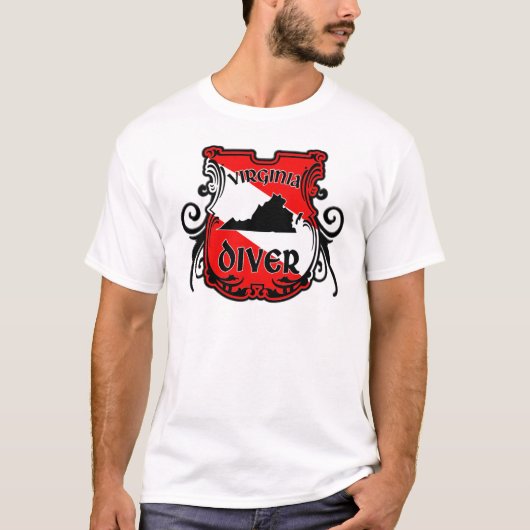 Virginia Diver T-shirt (Voorkant)