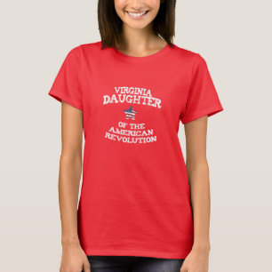 Virginia Dochter van de Amerikaanse Revolutie VS  T-shirt