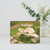 Virginia Dogwood Briefkaart (Staand voorkant)