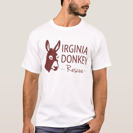 Virginia Donkey Rescue T-shirt (Voorkant)