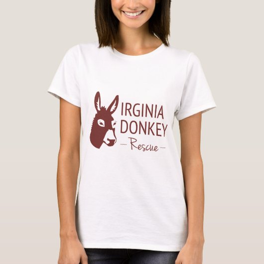 Virginia Donkey Rescue T-shirt (Voorkant)