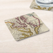 Virginia en Maryland Kartonnen Onderzetters (Schuin)