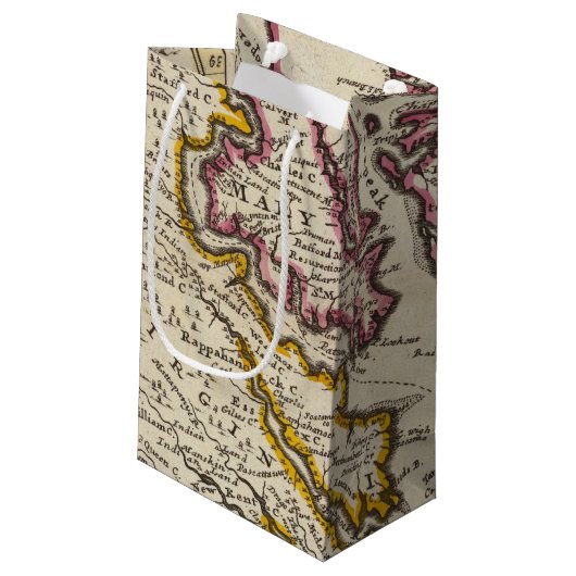 Virginia en Maryland Klein Cadeauzakje (Achterkant Gekanteld)