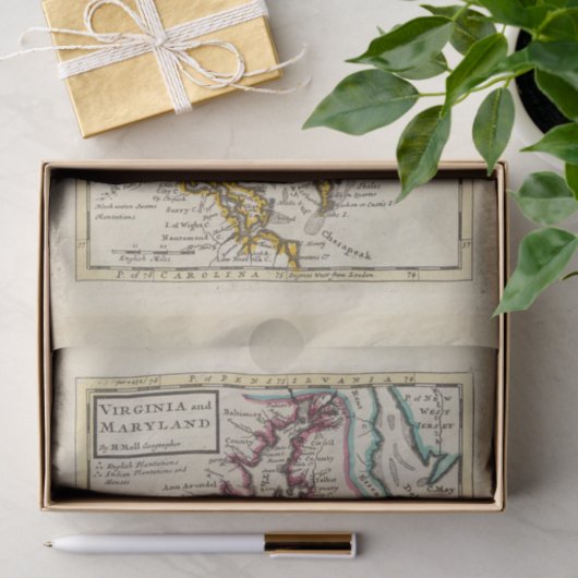 Virginia en Maryland Tissuepapier (Geschenk)