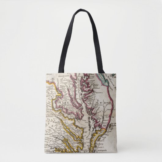 Virginia en Maryland Tote Bag (Voorkant)