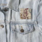 Virginia en Maryland Vierkante Button 5,1 Cm (In situ)