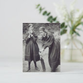 Virginia en Vanessa Stephen, in St. Ives, 1894 Briefkaart (Staand voorkant)