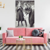 Virginia en Vanessa Stephen, in St. Ives, 1894 Canvas Afdruk (Insitu (Woonkamer))