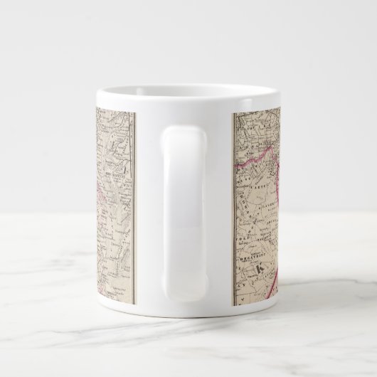 Virginia en West Virginia Grote Koffiekop (Achterkant)