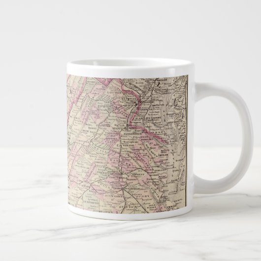 Virginia en West Virginia Grote Koffiekop (Rechts)