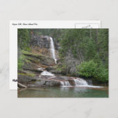 Virginia Falls II at Glacier National Park Briefkaart (Voorkant / Achterkant)