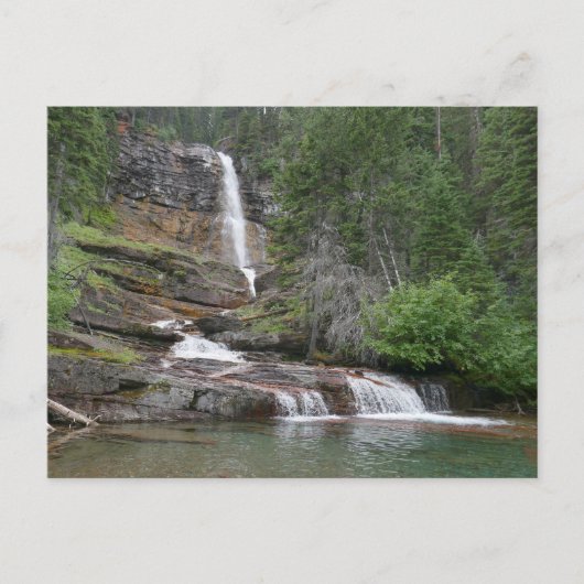 Virginia Falls II at Glacier National Park Briefkaart (Voorkant)