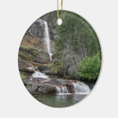 Virginia Falls II at Glacier National Park Keramisch Ornament (Links)