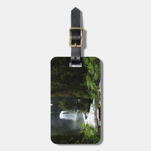 Virginia Falls in Glacier National Park Bagagelabel (Voorkant verticaal)