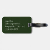 Virginia Falls in Glacier National Park Bagagelabel (Achterkant horizontaal)