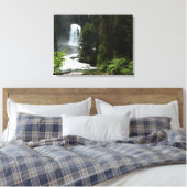 Virginia Falls in Glacier National Park Canvas Afdruk (Insitu (Slaapkamer))