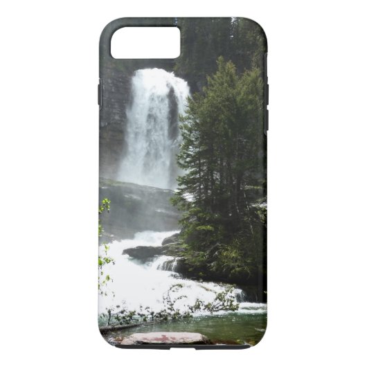 Virginia Falls in Glacier National Park Case-Mate iPhone Case (Achterkant)