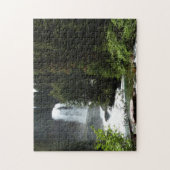 Virginia Falls in Glacier National Park Legpuzzel (Verticaal)