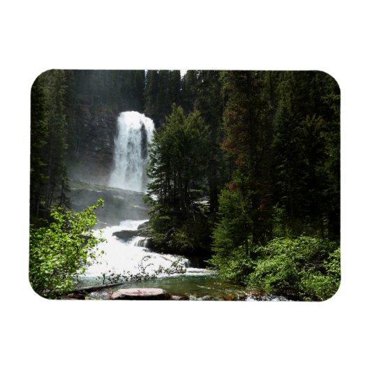 Virginia Falls in Glacier National Park Magneet (Horizontaal)