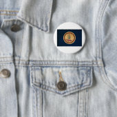 Virginia Flag Buttonnen Ronde Button 5,7 Cm (In situ)