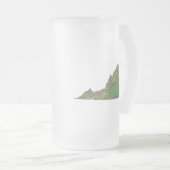 Virginia Flag Kaart Stad Mok (Voorkant rechts)