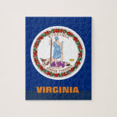 VIRGINIA FLAG LEGPUZZEL (Verticaal)