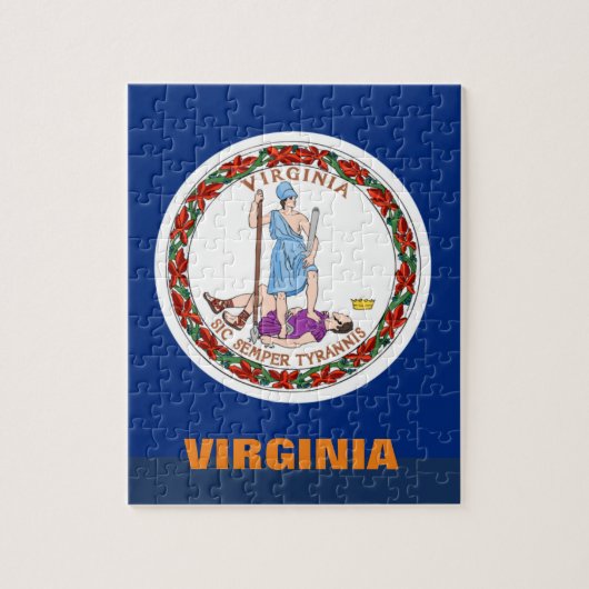 VIRGINIA FLAG LEGPUZZEL (Verticaal)