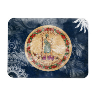 Virginia Flag Magneet