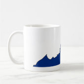Virginia Flag Map Koffiemok (Links)