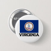 Virginia Flag Ronde Button 5,7 Cm (Voorkant /achterkant)