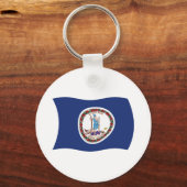 Virginia Flag Sleutelhanger (Voorkant)