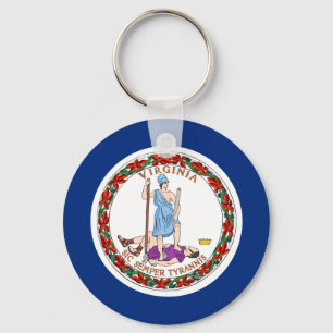 Virginia Flag Sleutelhanger