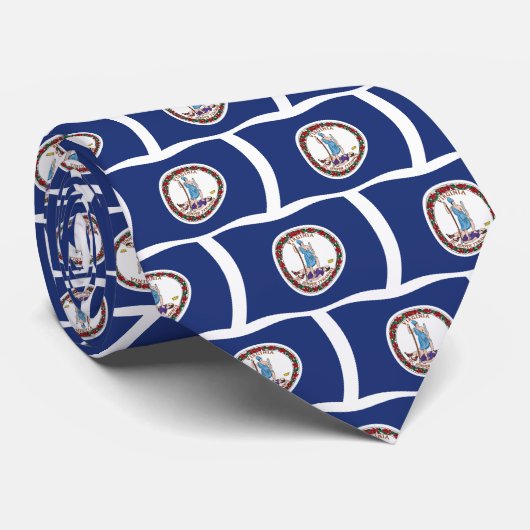 Virginia Flag Stropdas (Opgerold)
