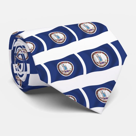 Virginia Flag Stropdas (Opgerold)