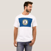 Virginia Flag T-shirt (Voorkant volledig)