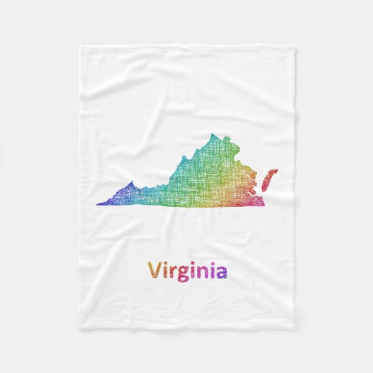Virginia Fleece Deken (Voorkant)