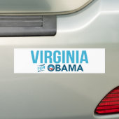 Virginia for Barack Obama Biden Bumpersticker (Op auto)