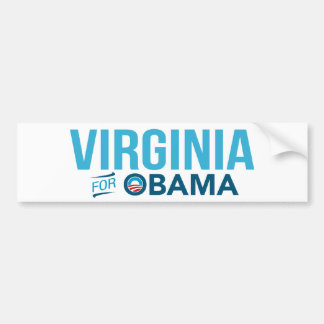 Virginia for Barack Obama Biden Bumpersticker