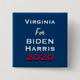 Virginia for BIDEN HARRIS 2020 Campaign Button