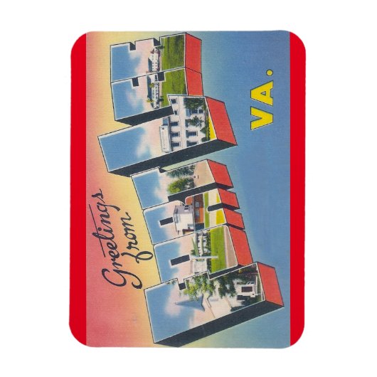 Virginia, Fort Lee Magnet Magneet (Verticaal)