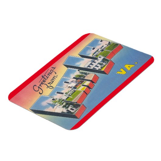 Virginia, Fort Lee Magnet Magneet (Linkerzijde)