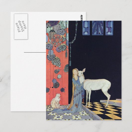 Virginia Frances Sterrett French Fairy Tales Briefkaart (Voorkant / Achterkant)