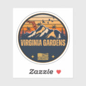 Virginia Gardens, Florida Sticker (Vel)