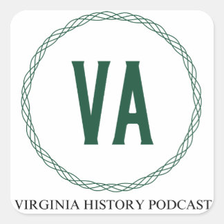 Virginia Geschiedenis Podcast Logo Sticker