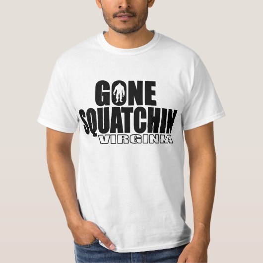 VIRGINIA Gone Squatchin - Original Bobo T-shirt (Voorkant)