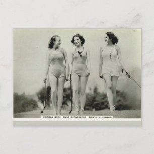Virginia Gray, Anne Rutherford, Priscilla Lawson Briefkaart