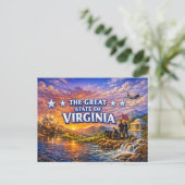Virginia Greetings Ansichtkaart  Briefkaart (Staand voorkant)