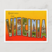 Virginia Greetings uit de VS Briefkaart (Voorkant)